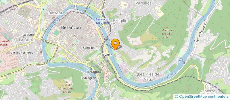 localisation de l'entreprise VIP BURGER à BESANCON