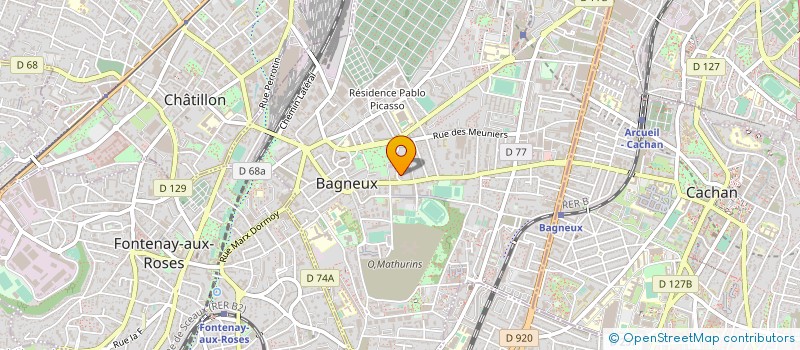 localisation de l'entreprise VIP CAR à BAGNEUX