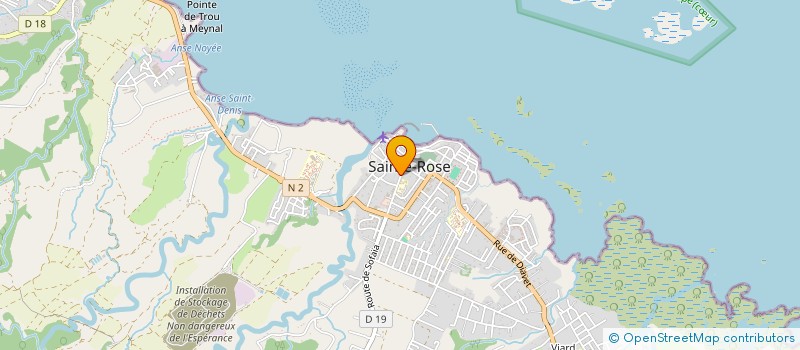 localisation de l'entreprise VIP CAR LOC  SAINTE-ROSE