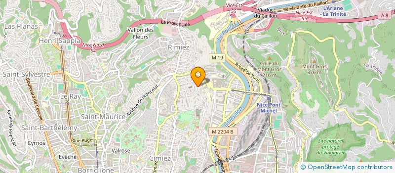 localisation de l'entreprise VIP CLIMATISATION SERVICE à NICE