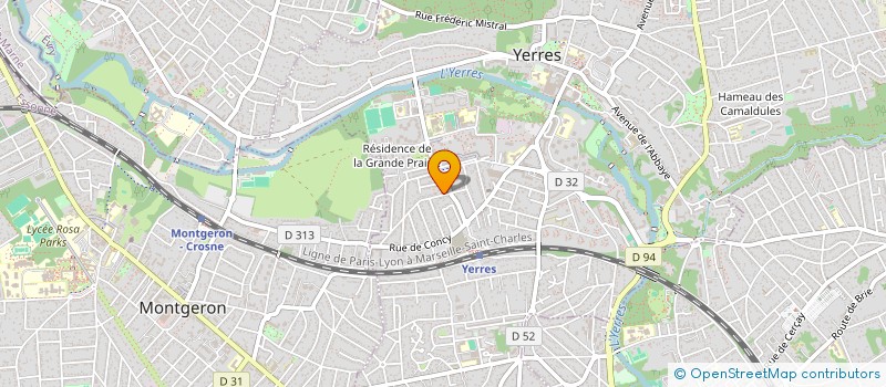 localisation de l'entreprise VIP CLUB  YERRES