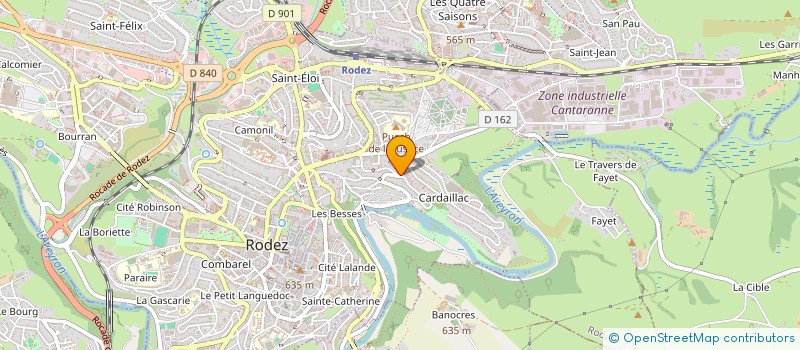 localisation de l'entreprise VIP COMPANY à RODEZ