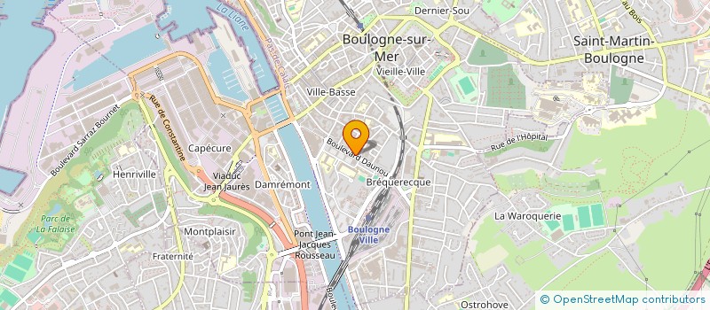 localisation de l'entreprise VIP CONSULTANT à BOULOGNE-SUR-MER