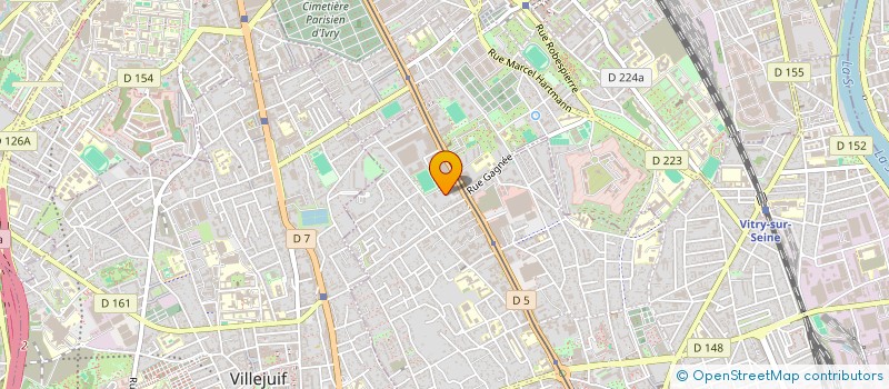 localisation de l'entreprise VIP COURSIERS à VITRY-SUR-SEINE