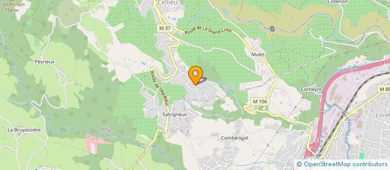 localisation de l'entreprise VIP DEVELOPPEMENT  CELLIEU