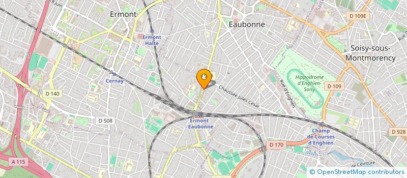 localisation de l'entreprise VIP ELECTRONIQUE à EAUBONNE