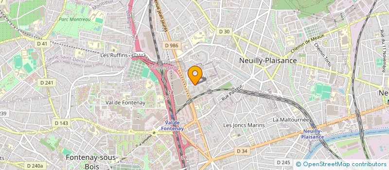 localisation de l'entreprise VIP EVENT à FONTENAY-SOUS-BOIS
