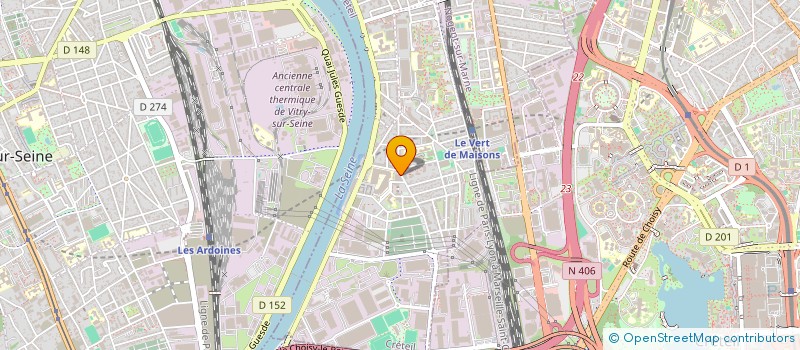 localisation de l'entreprise VIP FOOD à ALFORTVILLE