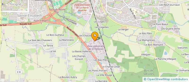 localisation de l'entreprise VIP GARAGE  VERN-SUR-SEICHE