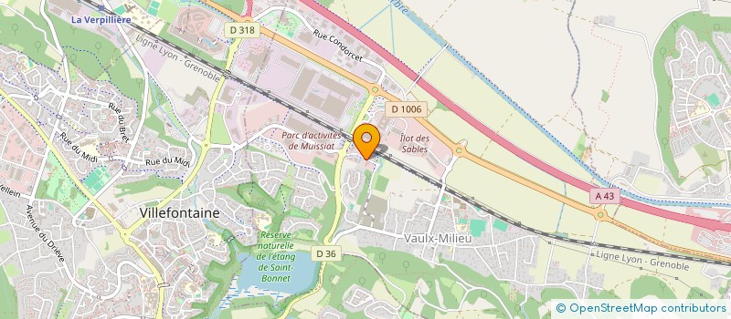 localisation de l'entreprise VIP INVEST FINANCE  VAULX-MILIEU