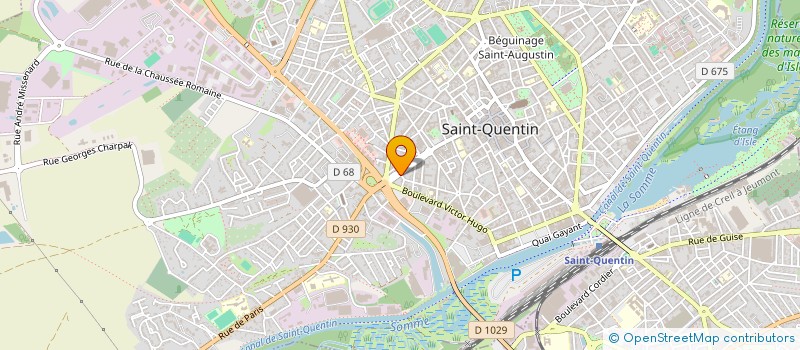 localisation de l'entreprise VIP LOUNGE à SAINT-QUENTIN