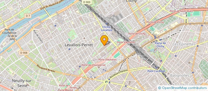 localisation de l'entreprise VIP- LUXURY- SAFETY- CAB à LEVALLOIS-PERRET