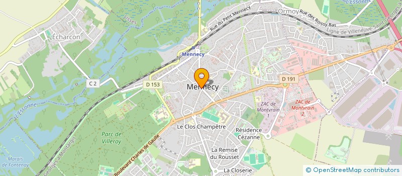 localisation de l'entreprise VIP MENNECY à MENNECY