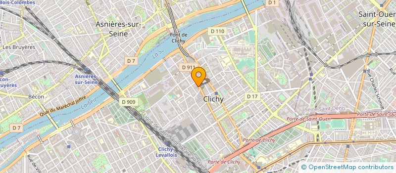 localisation de l'entreprise VIP MOBILITY à CLICHY
