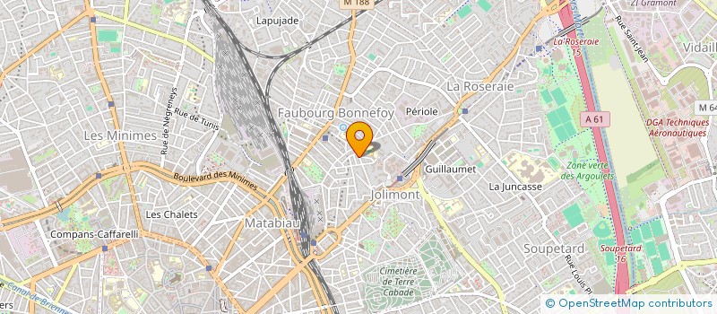 localisation de l'entreprise VIP OCCITANIE  TOULOUSE