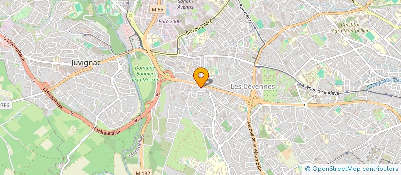 localisation de l'entreprise VIP PLUS à MONTPELLIER