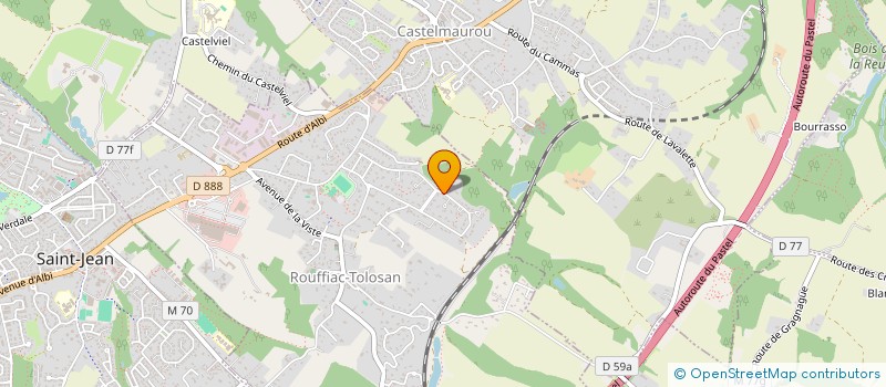 localisation de l'entreprise VIP PROTECT MIDI PYRENEES  ROUFFIAC-TOLOSAN