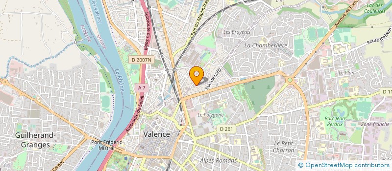 localisation de l'entreprise VIP RENOVATION à VALENCE