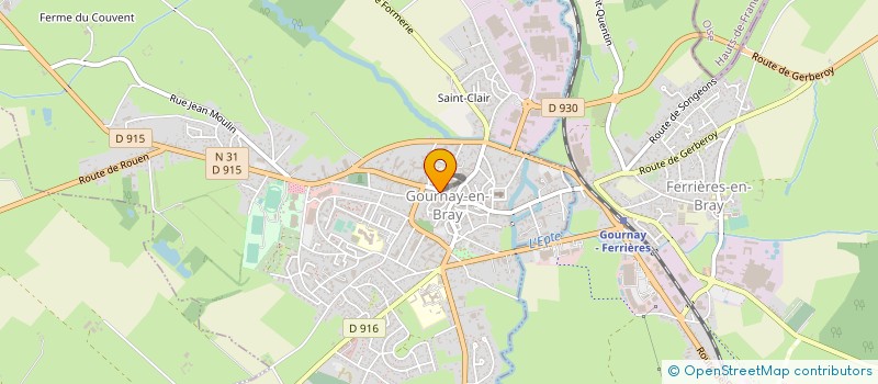 localisation de l'entreprise VIP RESTAURANT  GOURNAY-EN-BRAY