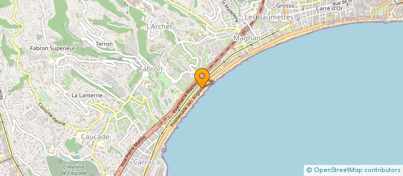 localisation de l'entreprise VIP RIVIERA SERVICE à NICE
