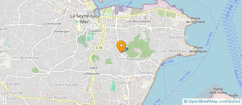 localisation de l'entreprise VIP ROCK'S à LA SEYNE-SUR-MER