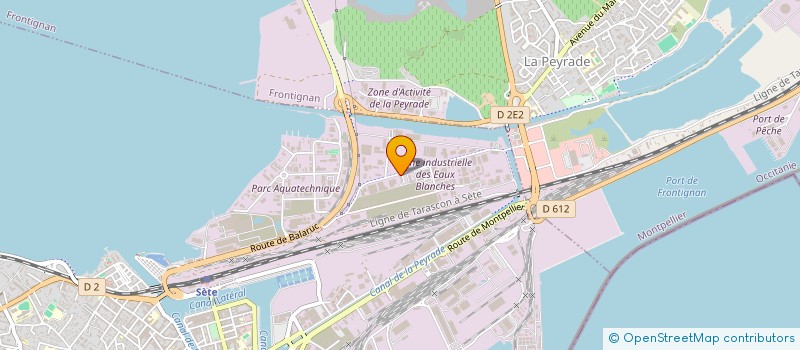 localisation de l'entreprise VIP SECURITE à SETE