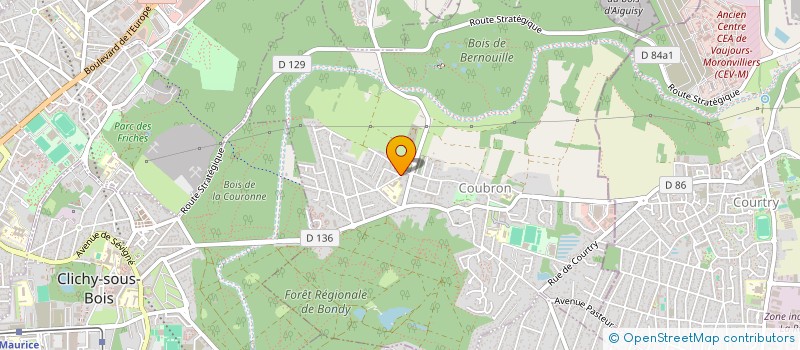 localisation de l'entreprise VIP SERVICE  COUBRON