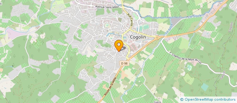 localisation de l'entreprise VIP SERVICES à COGOLIN