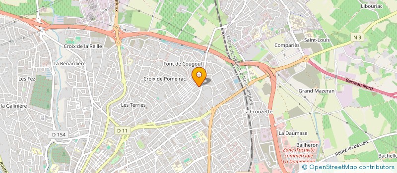 localisation de l'entreprise VIP SUD  MARAUSSAN