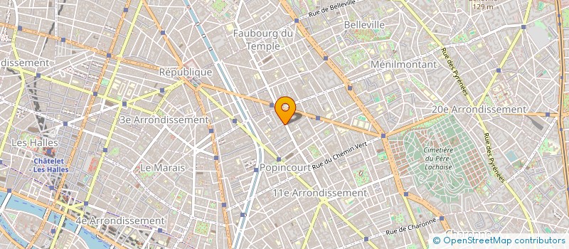 localisation de l'entreprise VIP - SUTTLE à PARIS