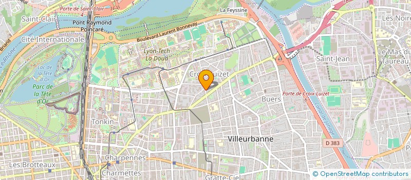 localisation de l'entreprise VIP TAXI  VILLEURBANNE