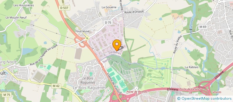localisation de l'entreprise VIP TRANSACTIONS à TREILLIERES