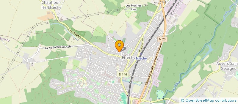 localisation de l'entreprise VIP TRANSPORT CORPOREATE  ETRECHY