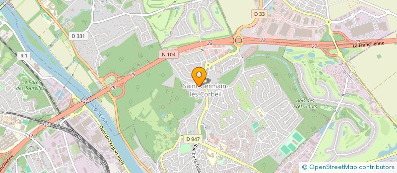 localisation de l'entreprise VIP TRANSPORT LUXURY 34  SAINT-GERMAIN-LES-CORBEIL