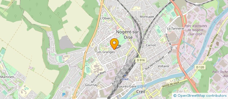 localisation de l'entreprise VIP TRAVAUX  NOGENT-SUR-OISE