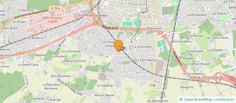 localisation de l'entreprise VIP VAN  JOUE-LES-TOURS