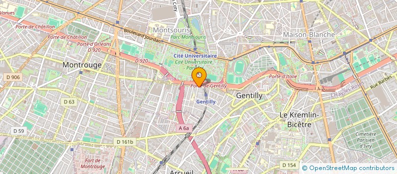 localisation de l'entreprise VIP VIDEO à GENTILLY