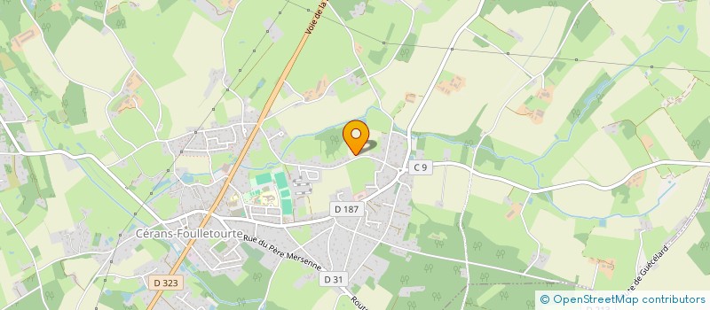 localisation de l'entreprise VIPA IMMO  CERANS-FOULLETOURTE