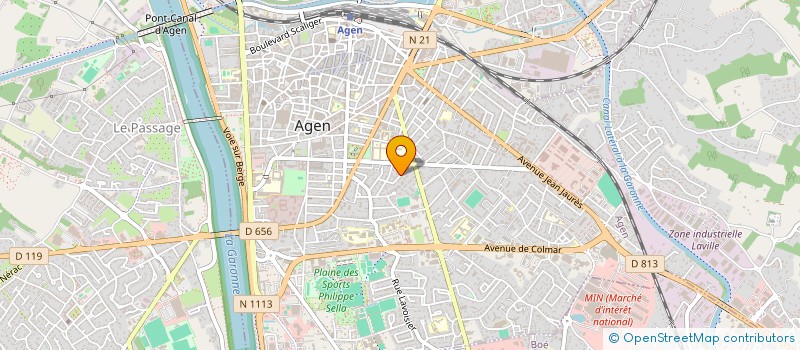 localisation de l'entreprise VIPAC  AGEN