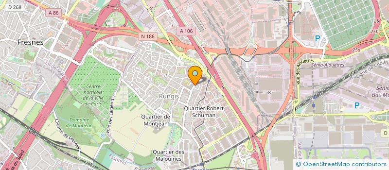localisation de l'entreprise VIPAIR à RUNGIS