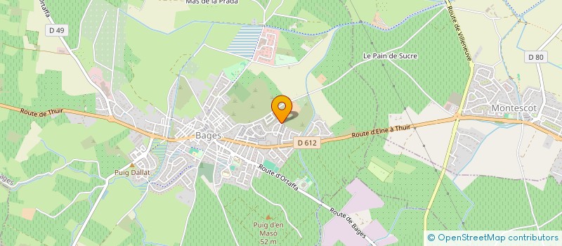 localisation de l'entreprise VIPAL  BAGES