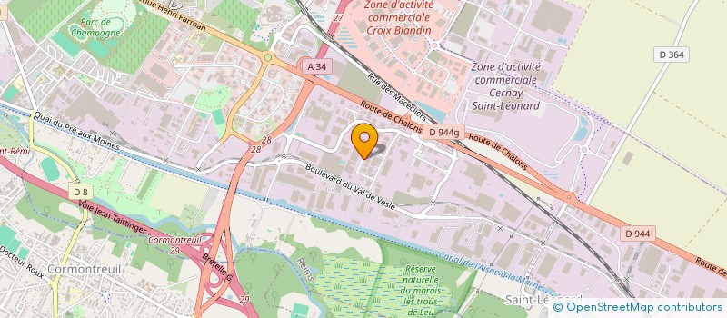 localisation de l'entreprise VIPALUX à REIMS