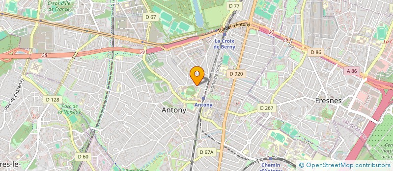 localisation de l'entreprise VIPAMA à ANTONY