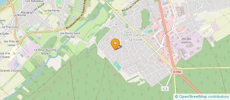 localisation de l'entreprise VIPAROKA  SAINT-GERVAIS-LA-FORET