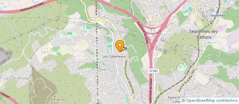 localisation de l'entreprise VIPASSANA à LES PENNES MIRABEAU