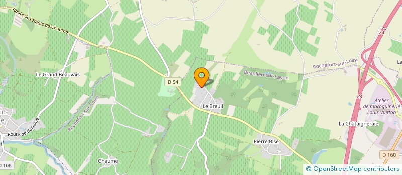 localisation de l'entreprise VIPE  BEAULIEU-SUR-LAYON