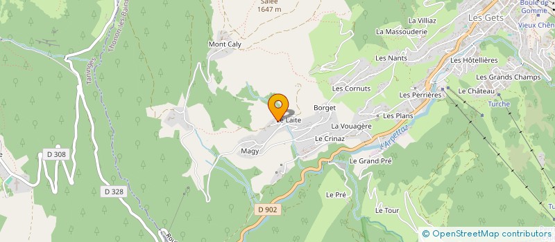 localisation de l'entreprise VIPERRING à LES GETS
