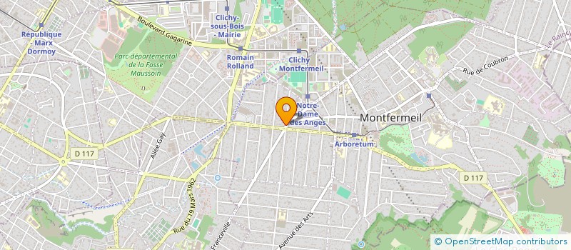 localisation de l'entreprise VIPERS à MONTFERMEIL