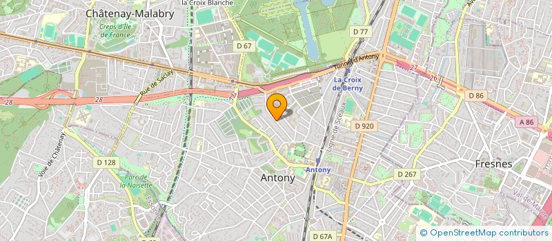 localisation de l'entreprise VIPHAP à ANTONY