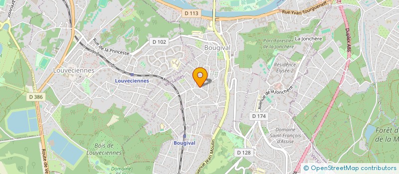 localisation de l'entreprise VIPHIL  BOUGIVAL